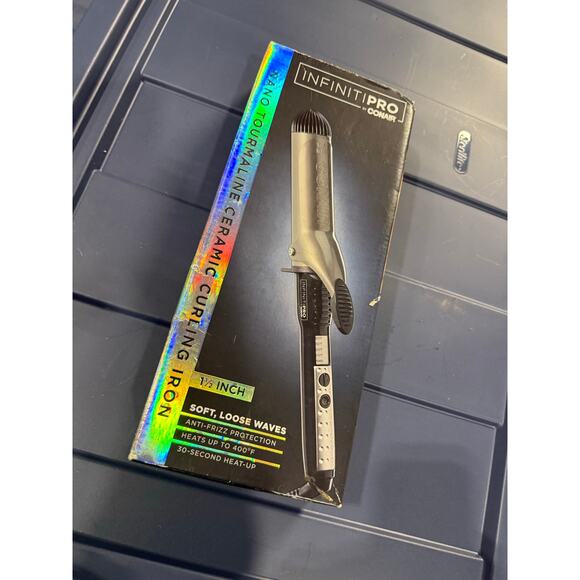 Conair Infiniti Pro Nano Tourmaline 1 1/2” Ceramic Curling Iron - Picture 3 of 9